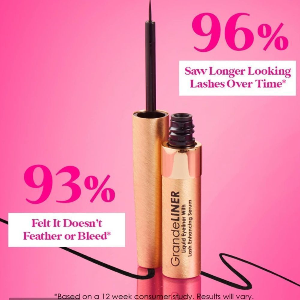 🌻Pick 2/$20 GrandeLINER Liquid Eyeliner with Lash Enhancing Serum New - Picture 2 of 7